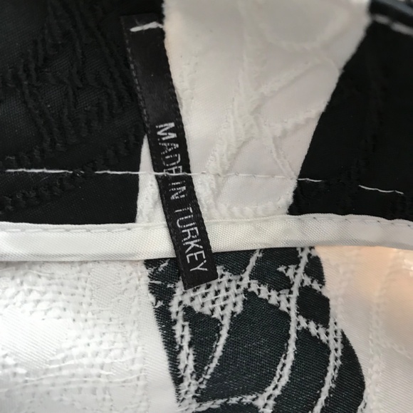 Tricotto Stripe Jeans Pants Women’s Size 6/S Black White Punk Alt Goth Pockets - Picture 8 of 16